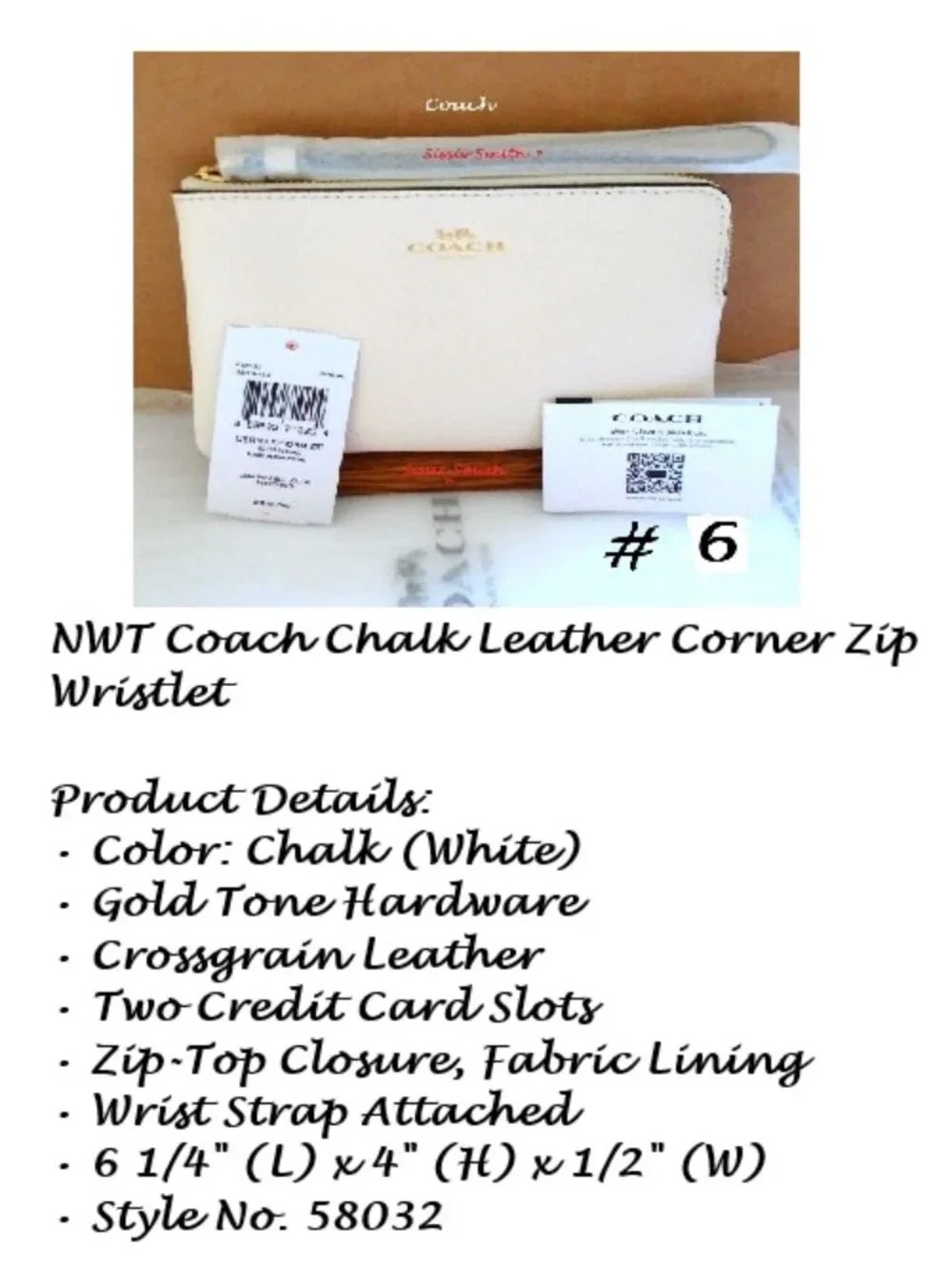 NWT Coach Wristlet Bundle